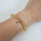 Golden Radiance Facettiertes Citrin-Armband – 925 Sterlingsilber