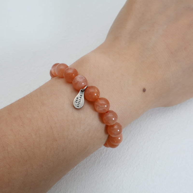 Solar Joy Sunstone Bracelet – 925 Sterling Silver
