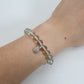 Bracciale Quarzo Fantasma Verde Foresta Nascosta – Argento Sterling 925