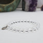 Pure Light Clear Quartz Bracelet – 925 Sterling Silver