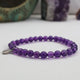Violet Clarity Amethyst Bracelet – 925 Sterling Silver