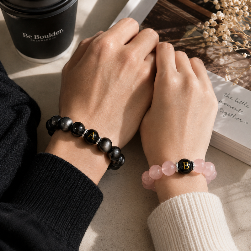 Different personalities.
Different styles.
Connected through one meaningful letter that tells your story together.