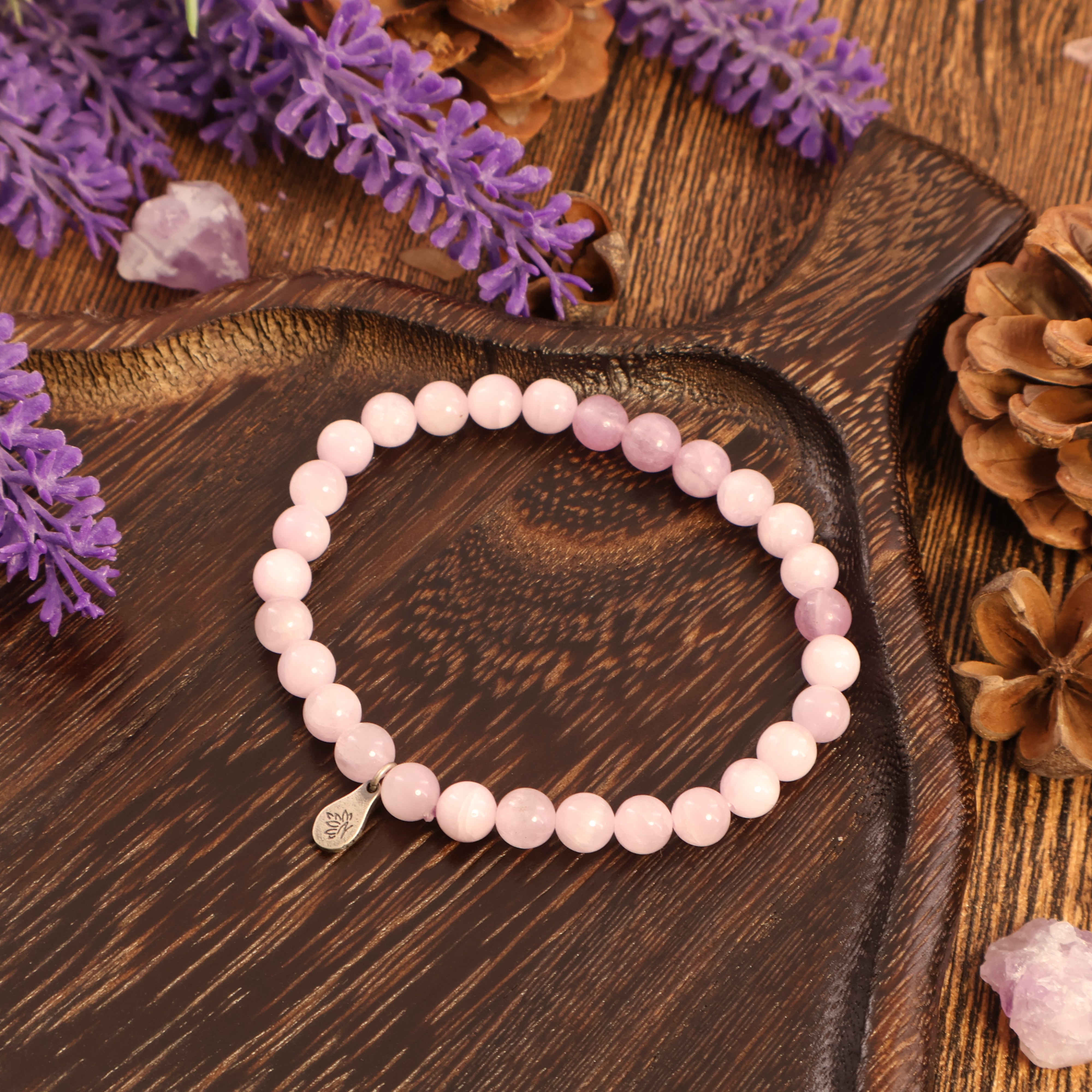 AQUARIUS - NATURAL SPODUMENE BRACELET-1