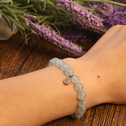 CANCER - CALMING ENERGY AQUAMARINE BRACELET-2