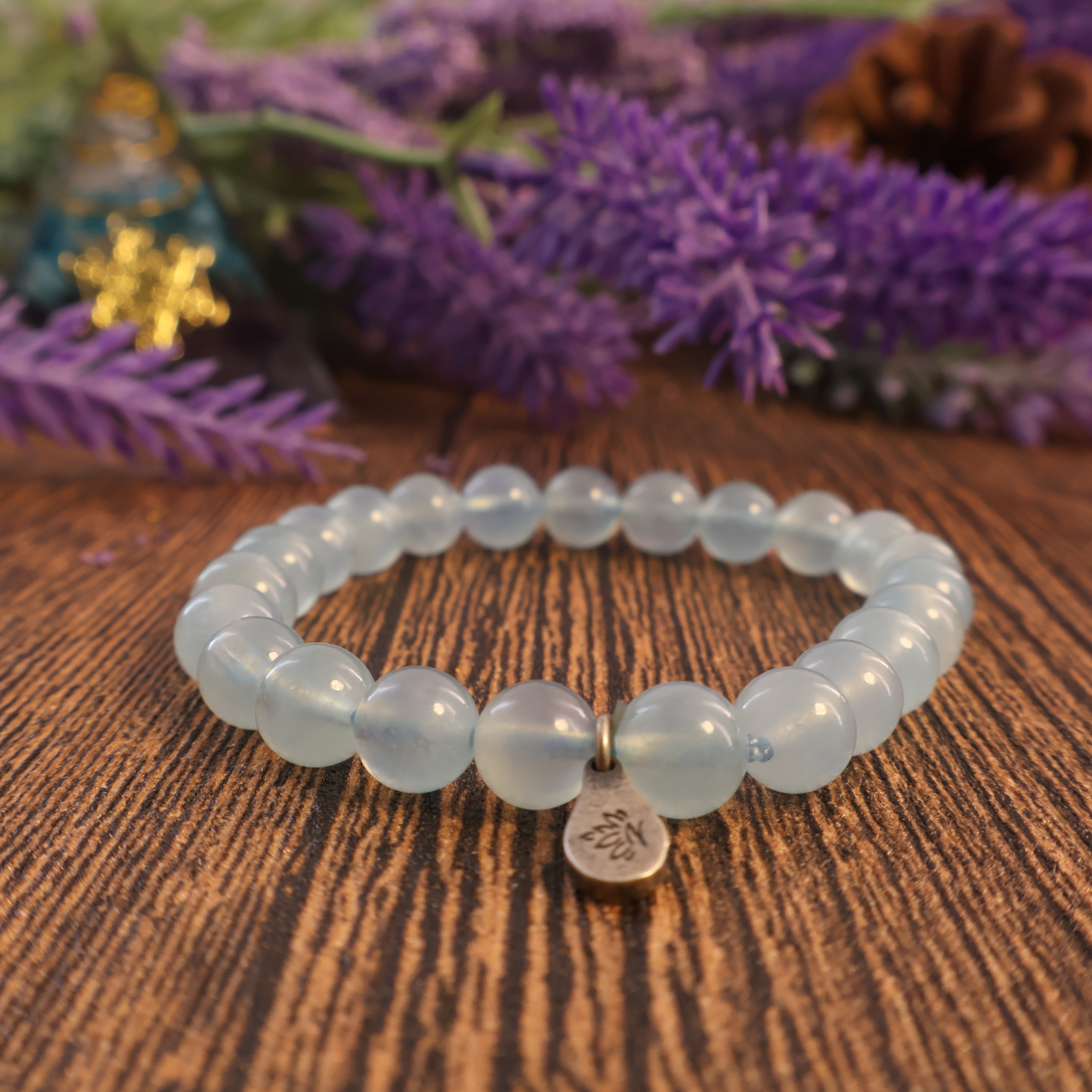 CANCER - CALMING ENERGY AQUAMARINE BRACELET-4