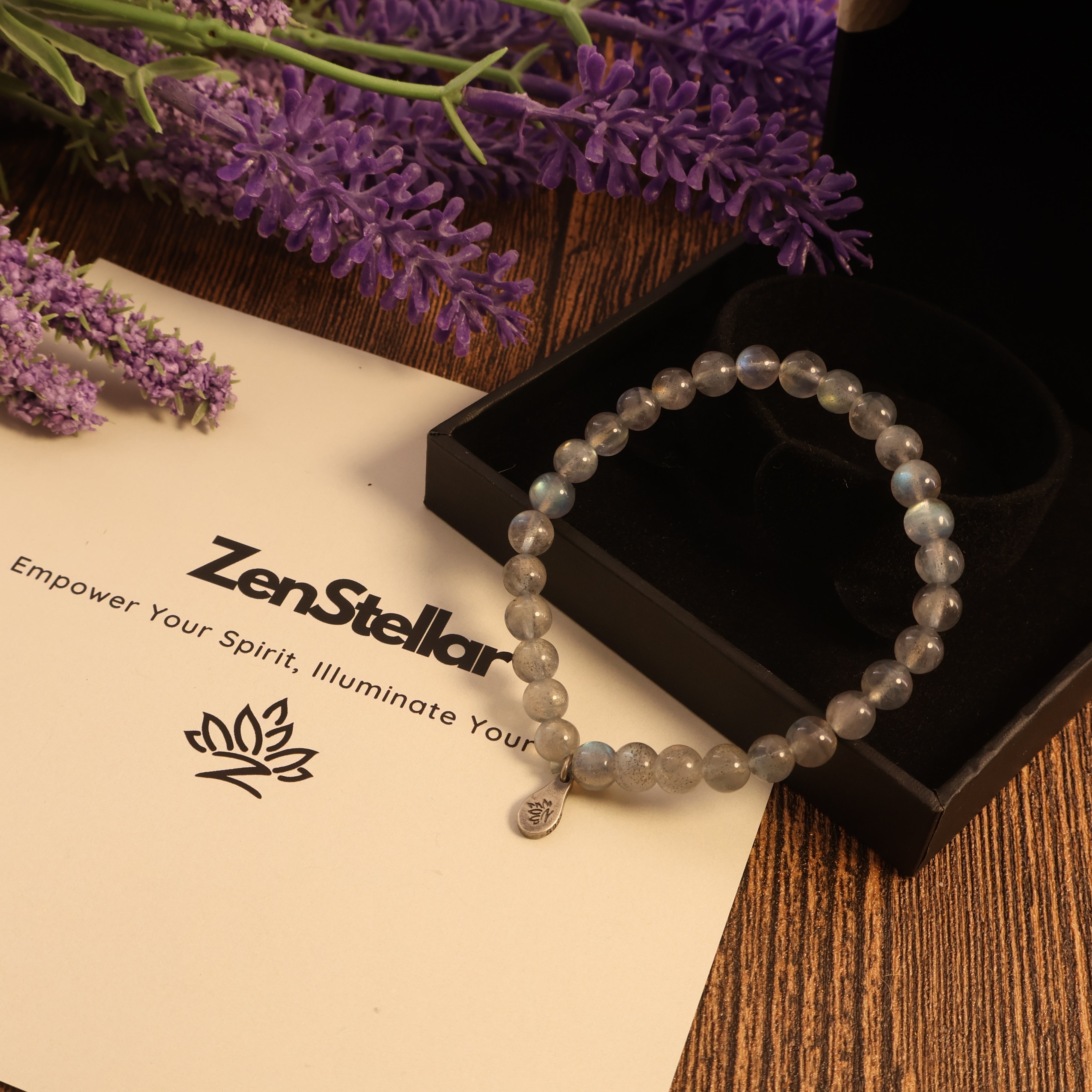 CANCER - MYSTERIOUS HAZY MOONSTONE BRACELET-6