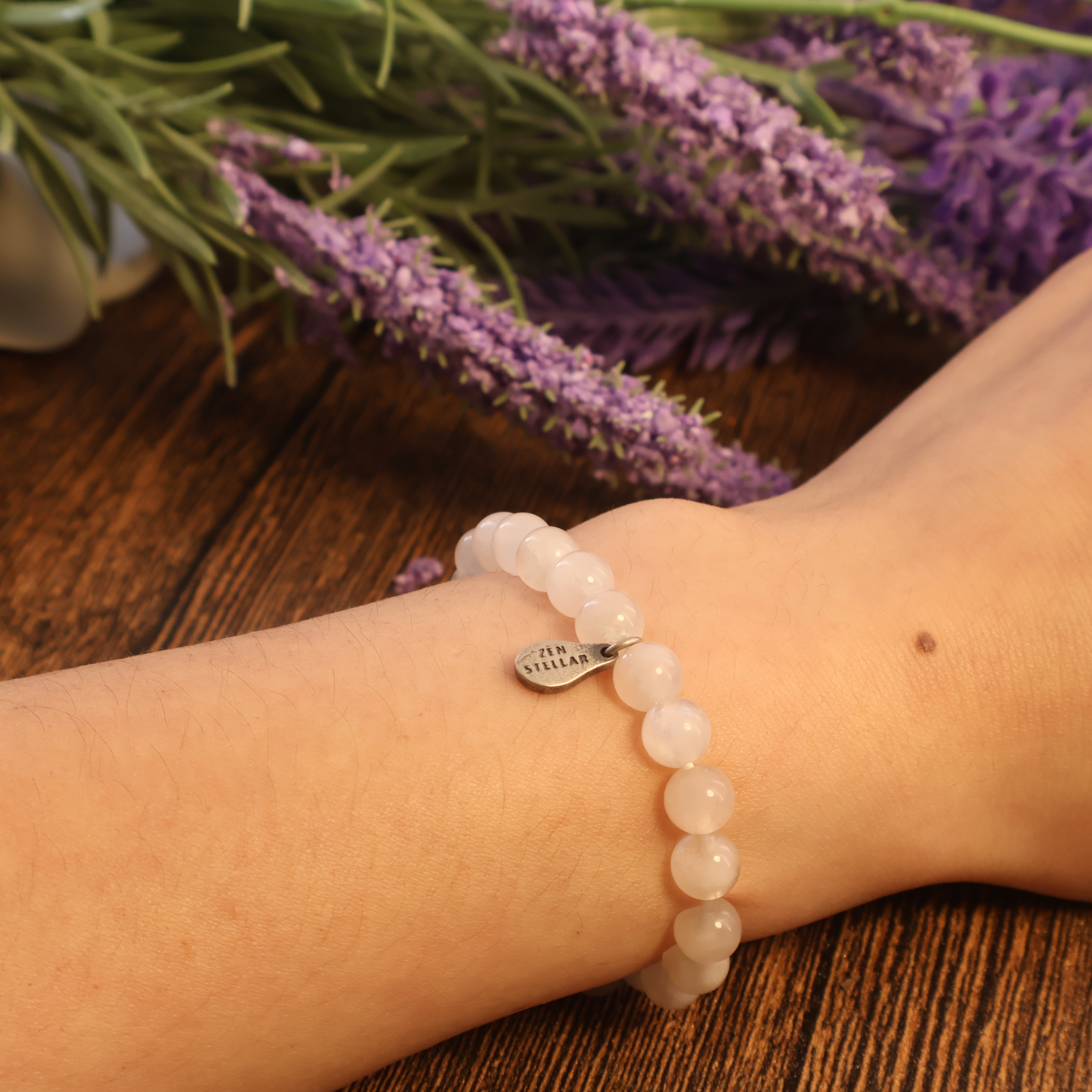 CANCER - WHITE MOONSTONE BRACELET-2