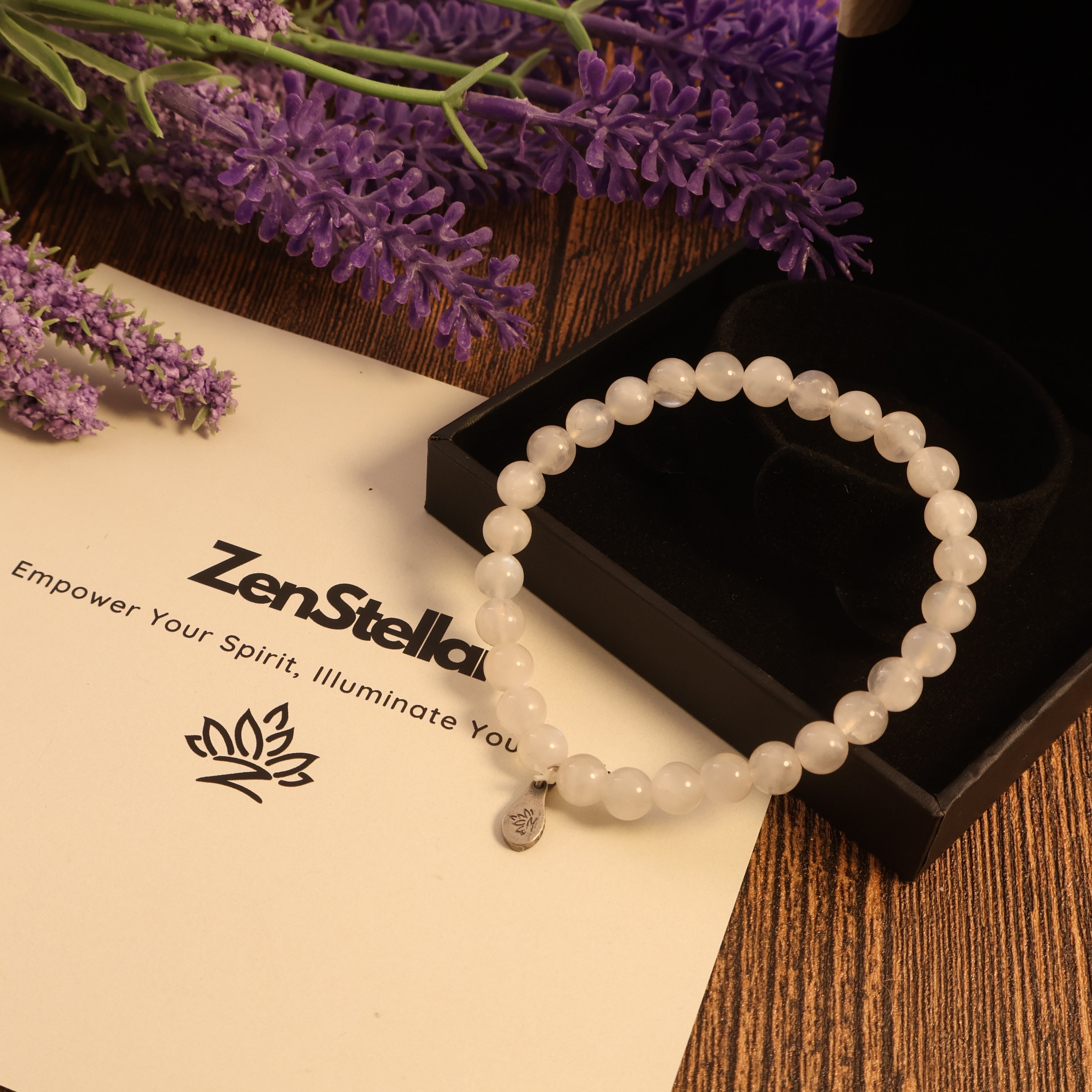 CANCER - WHITE MOONSTONE BRACELET-6