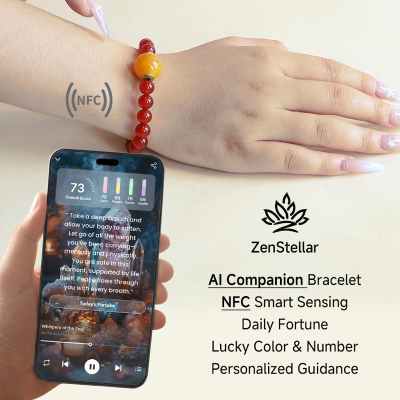 Crystal–Ember Clarity AI Companion Bracelet-2