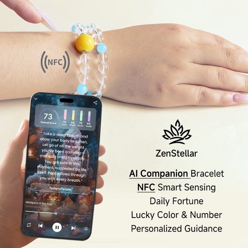 Crystal–Lucent Whisper AI Companion Bracelet-2