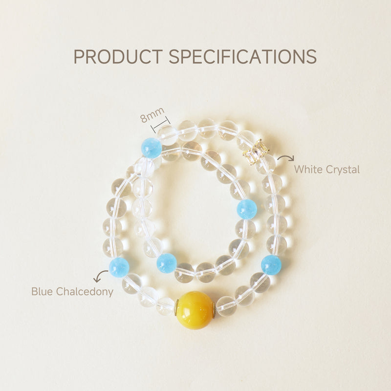 Crystal–Lucent Whisper AI Companion Bracelet-3