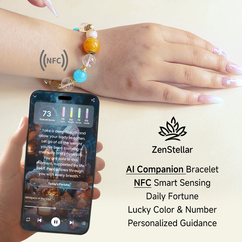 Crystal–Morning Ray AI Companion Bracelet-2