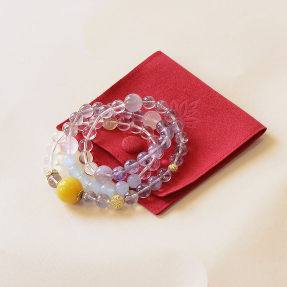 Crystal–Solar Glimmering Star AI Companion Bracelet-6