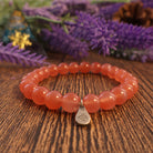 GEMINI - HEALTH PINK AGATE BRACELET-4