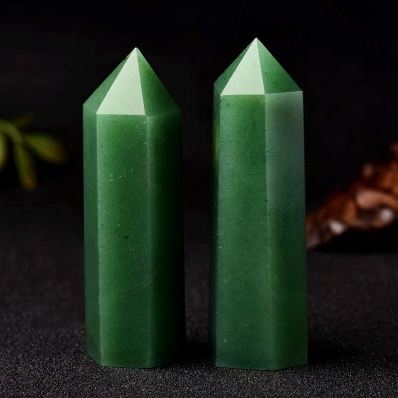 GREEN AVENTURINE CRYSTAL TOWER-3