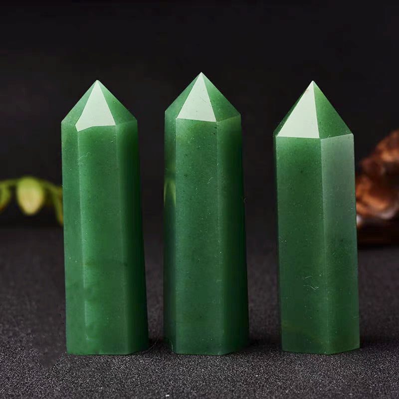 GREEN AVENTURINE CRYSTAL TOWER-4