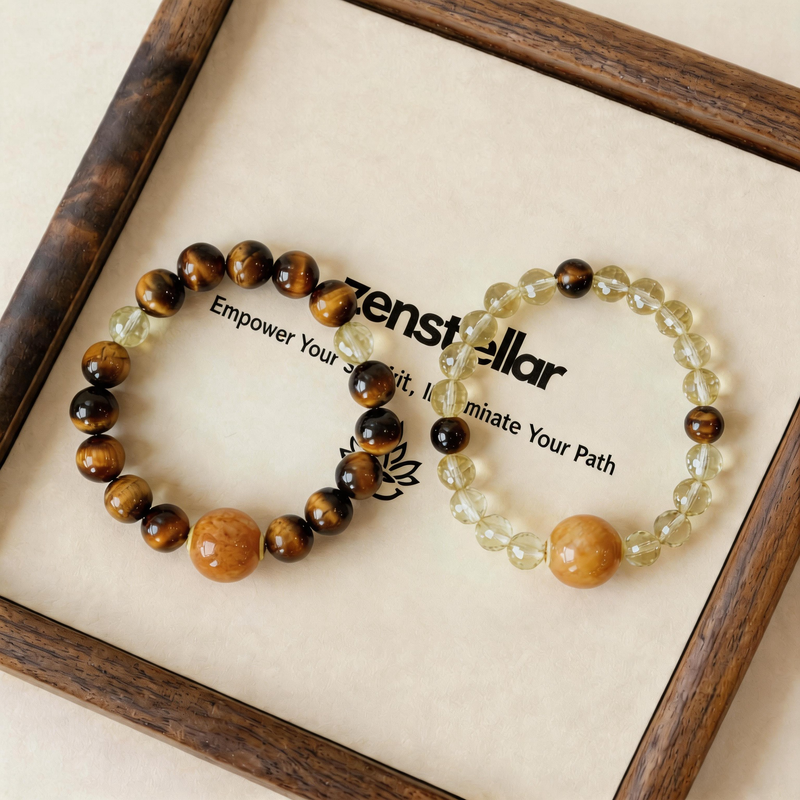 Heartbond crystal couple bracelet gift style with premium gemstone details