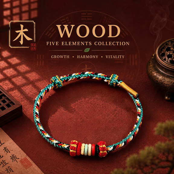 Wood Five-Color Wuxing bracelet