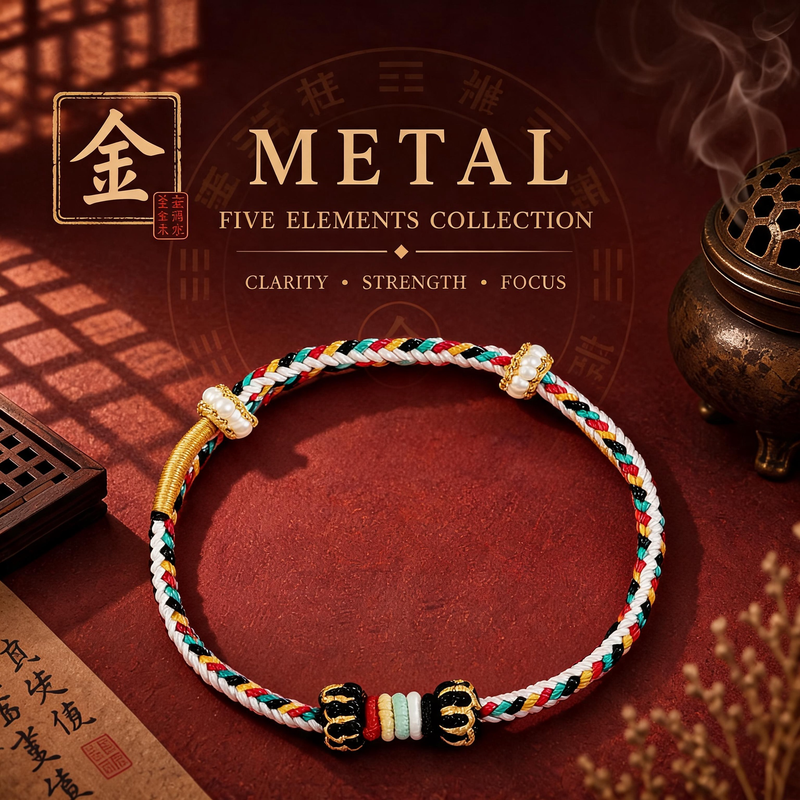 Metal Five-Color Wuxing bracelet