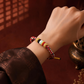 Five-Color Wuxing bracelet worn on wrist