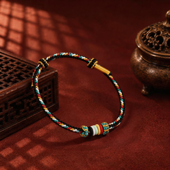 Water Wuxing braided bracelet detail