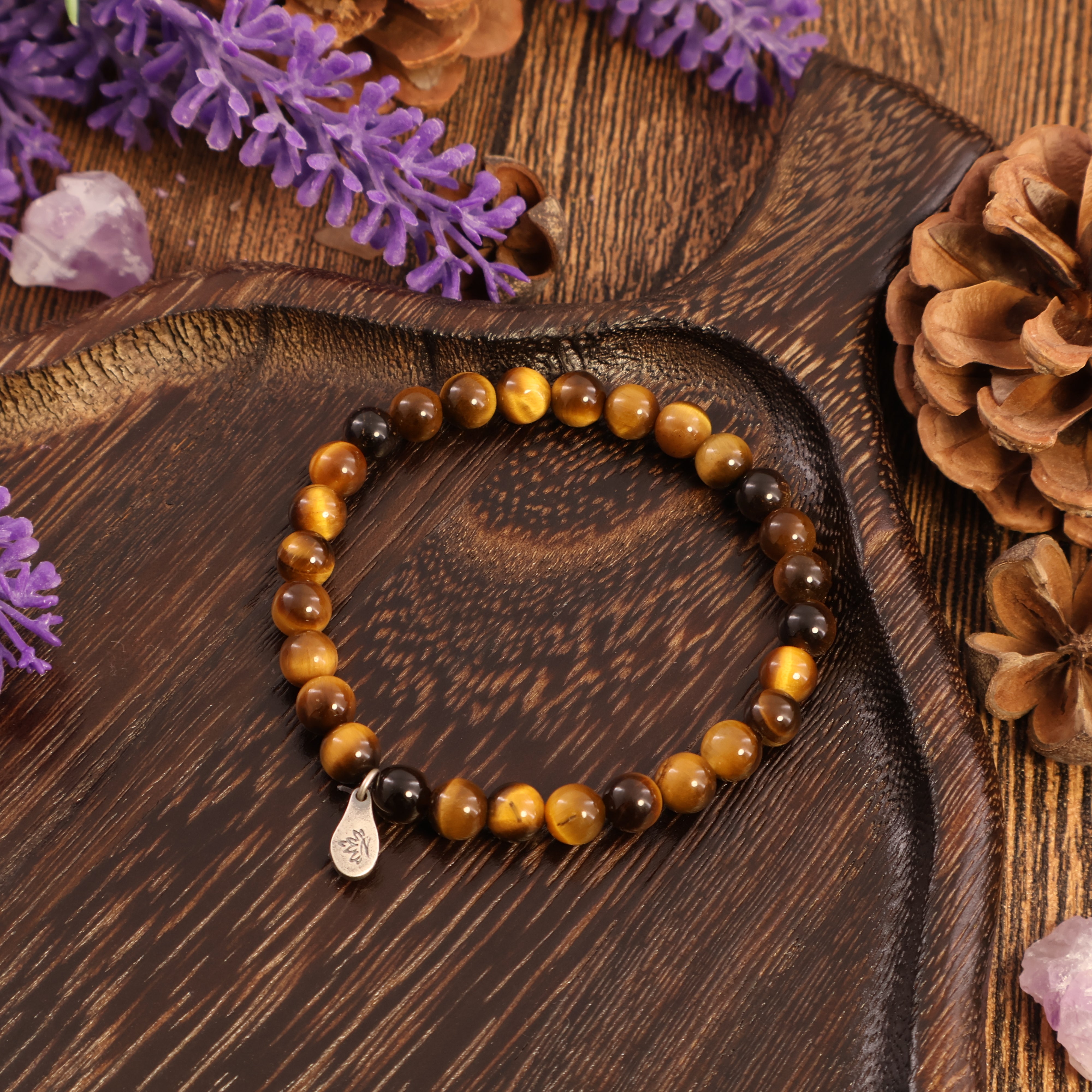 LEO - NATURAL TIGER EYE BRACELET-1