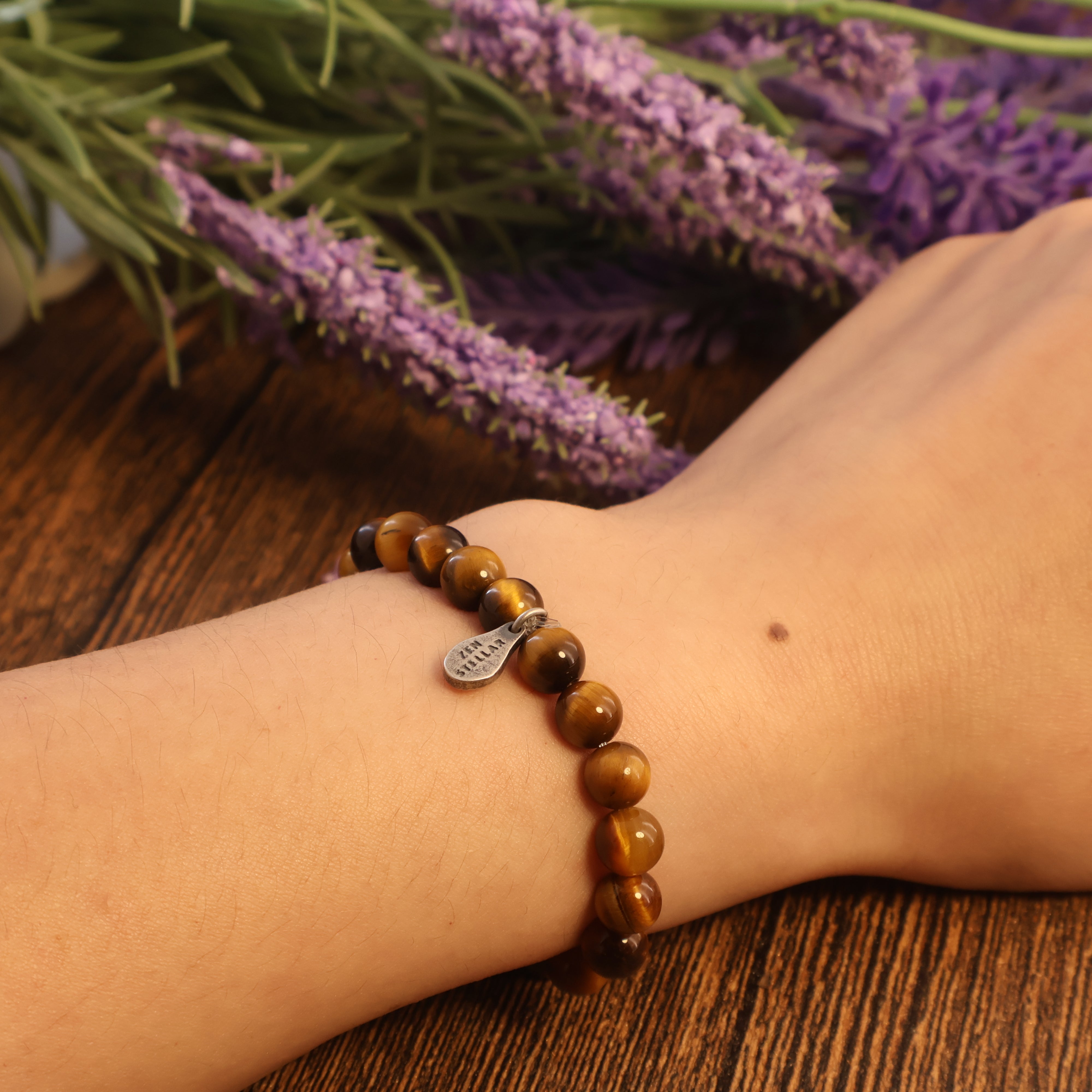 LEO - NATURAL TIGER EYE BRACELET-2