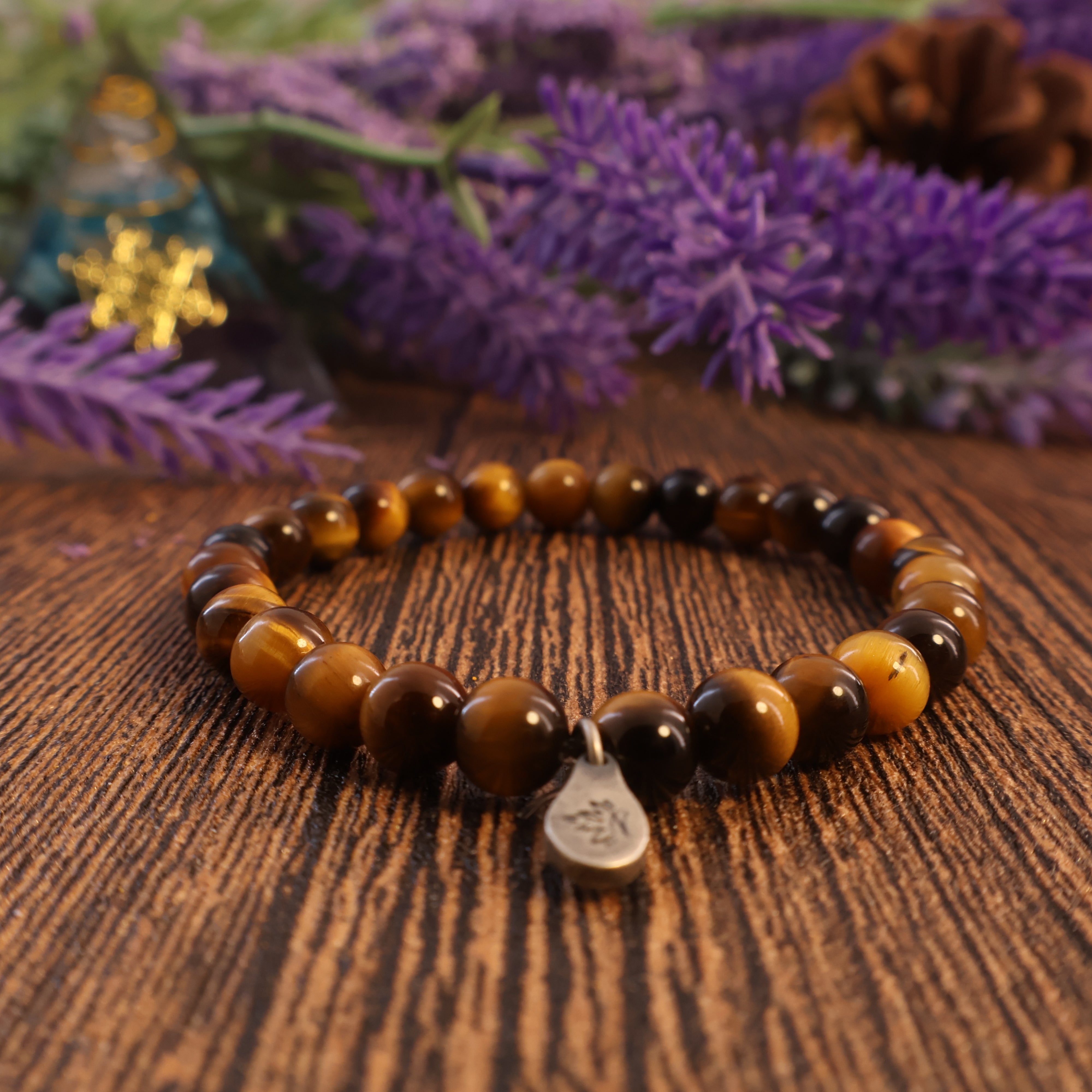 LEO - NATURAL TIGER EYE BRACELET-4