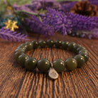 PISCES - GREEN CHALCEDONY BRACELET-4