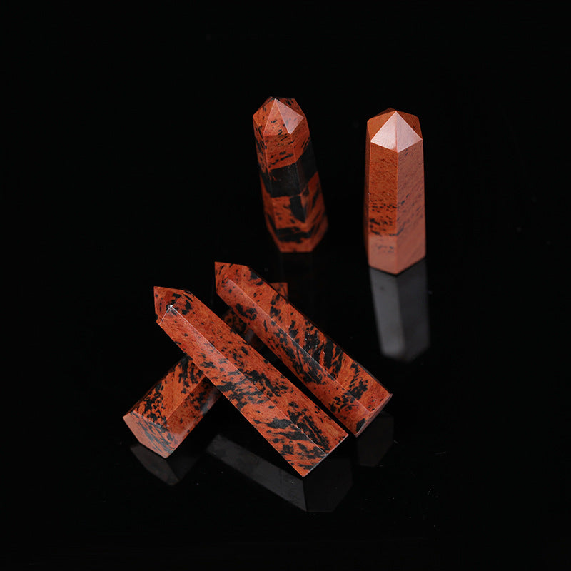 RED OBSIDIAN CRYSTAL TOWER-1