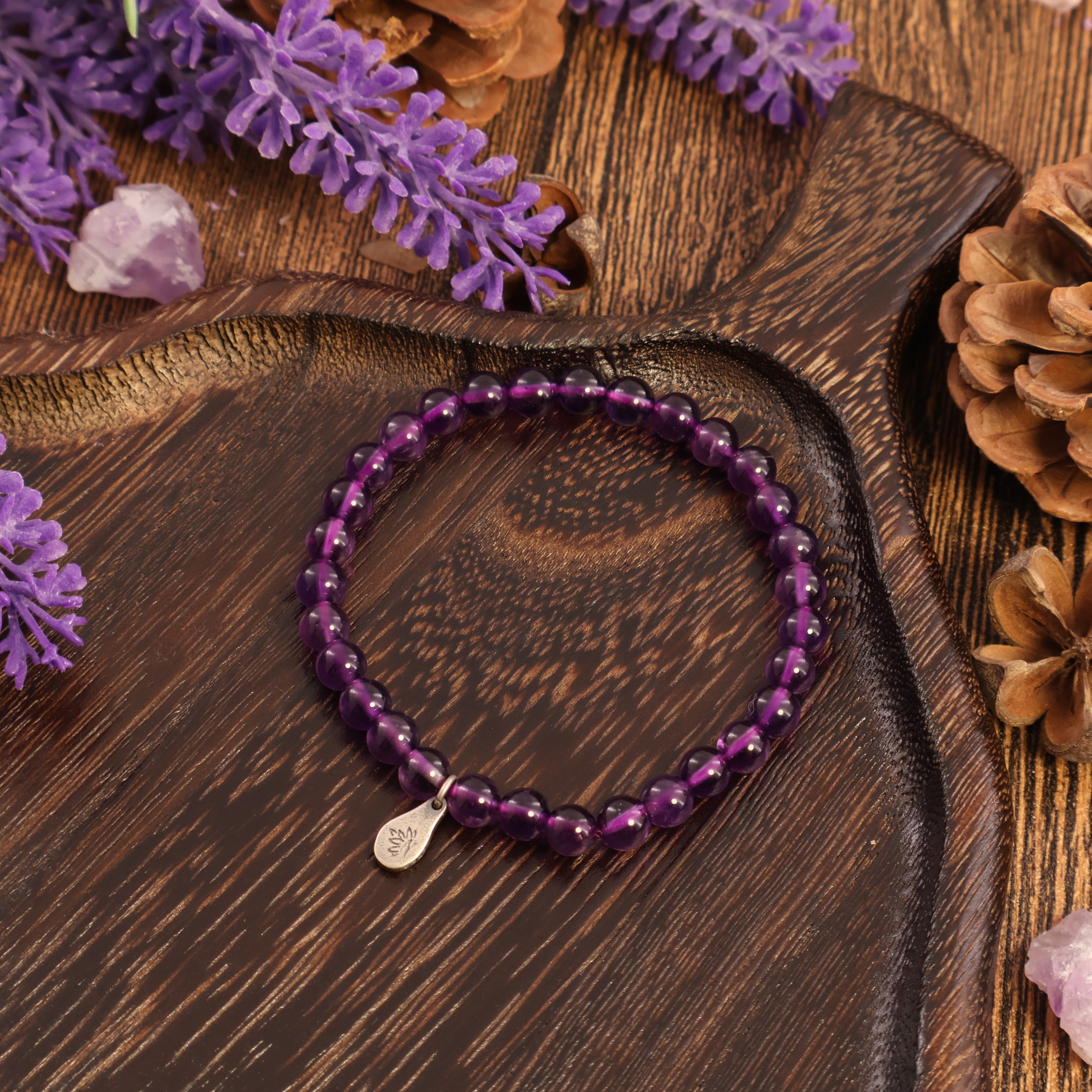 SAGITTARIUS - NATURAL AMETHYST BRACELET-1