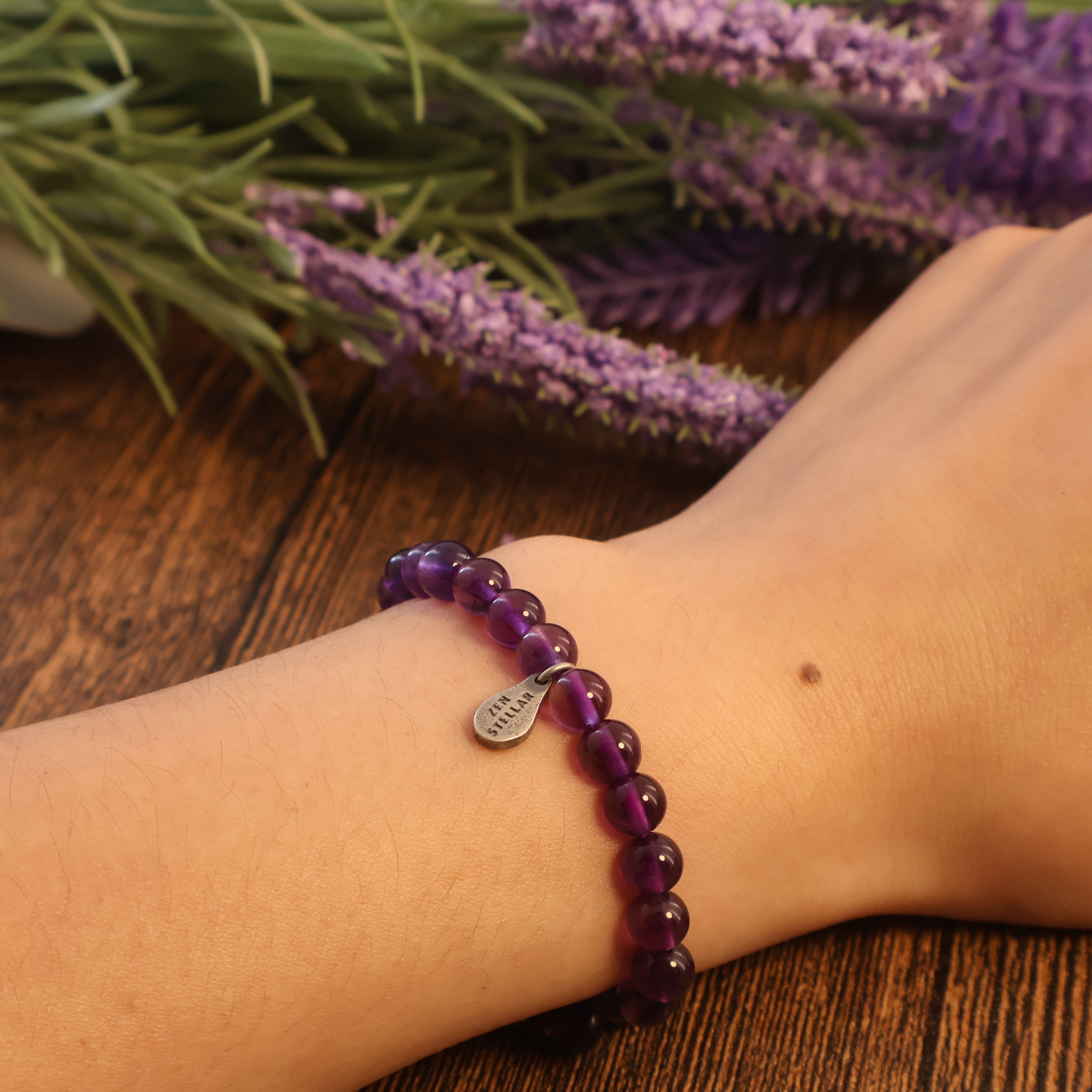 SAGITTARIUS - NATURAL AMETHYST BRACELET-2