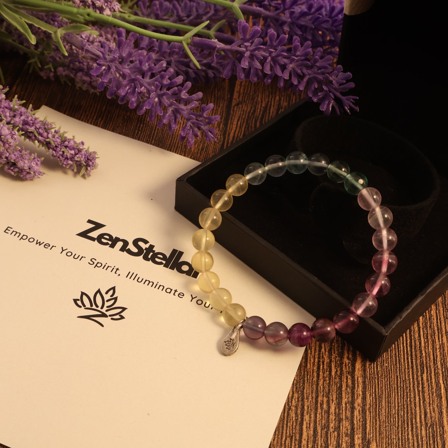 SCORPIO - COLORFUL FLUORITE BRACELET-6