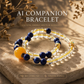 Stellar Horizon Insight Crystal Bracelet crafted with Citrine, Lapis Lazuli, Clear Quartz, and signature AI companion bead