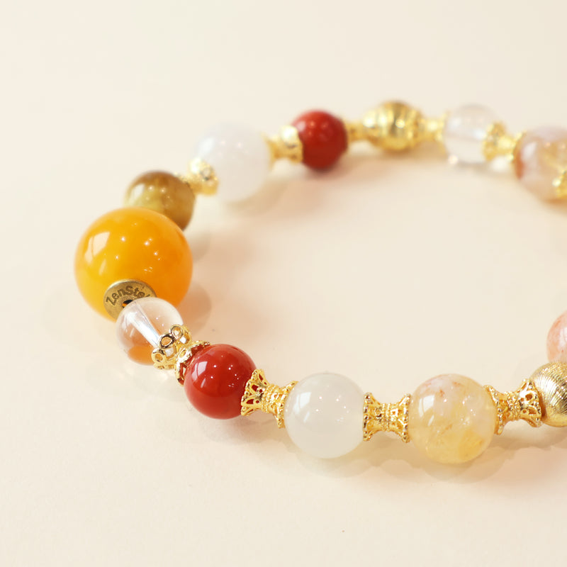 Sun–Golden Radiance AI Companion Bracelet-5