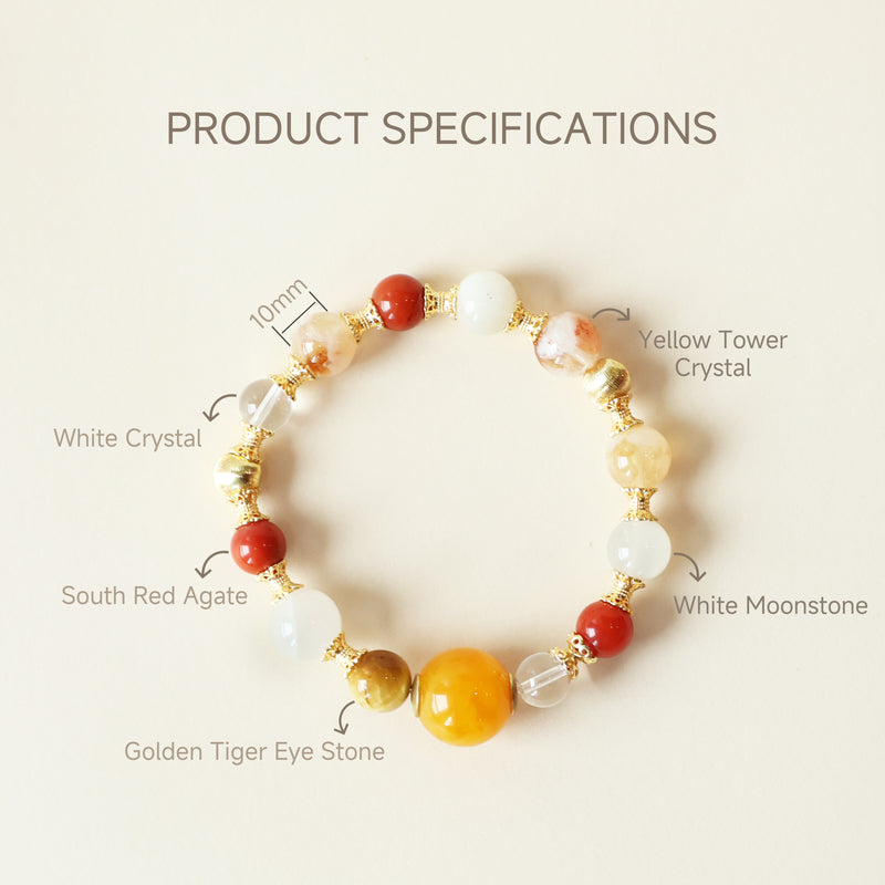 Sun–Golden Radiance AI Companion Bracelet-7