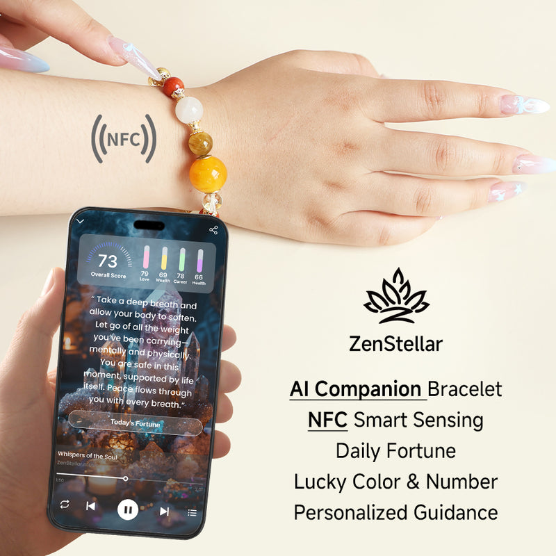 Sun–Golden Radiance AI Companion Bracelet-8