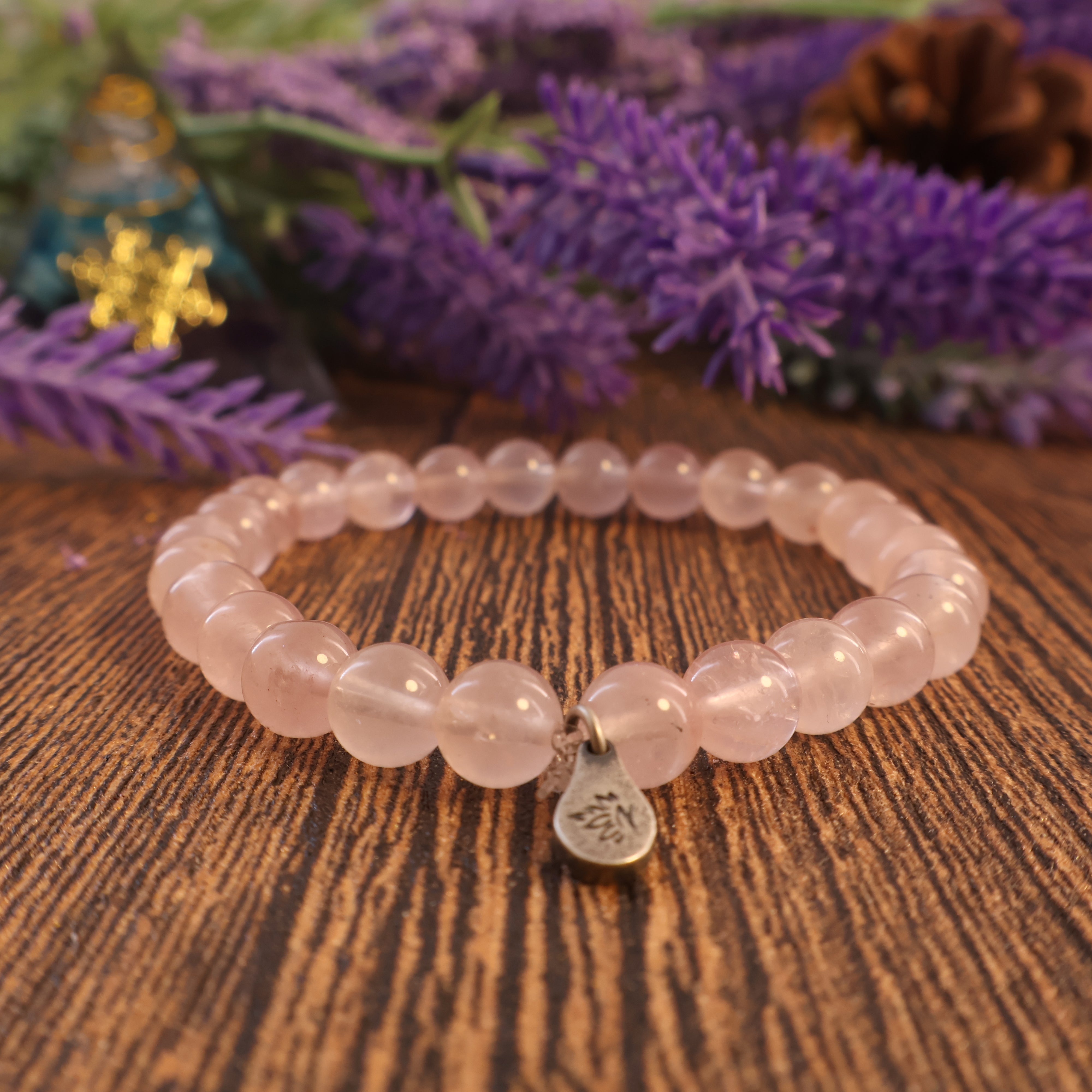 TAURUS - HARMONIOUS ROSE QUARTZ BRACELET-4