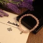 TAURUS - HARMONIOUS ROSE QUARTZ BRACELET-6