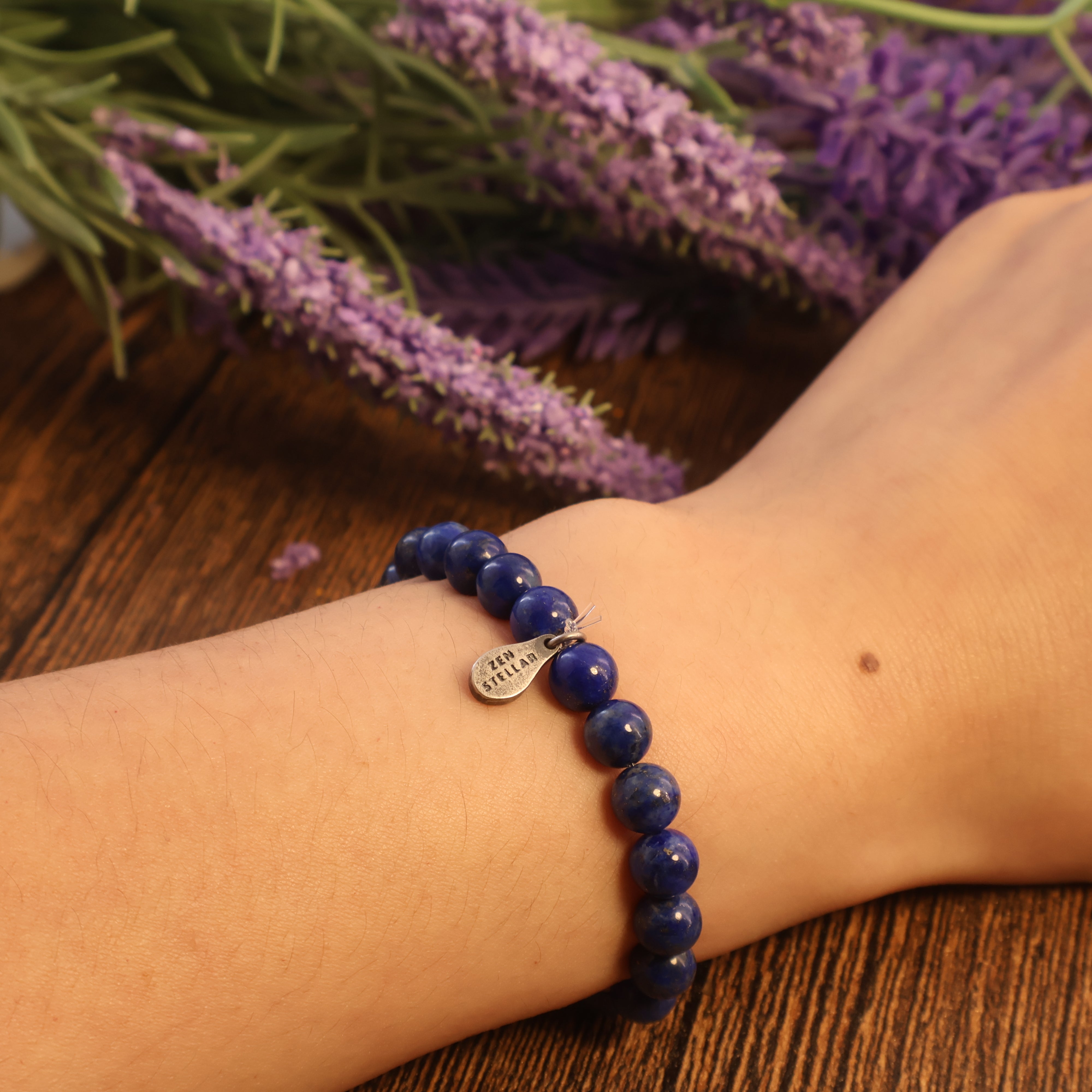 TAURUS - NATURAL LAPIS LAZULI BRACELET-2