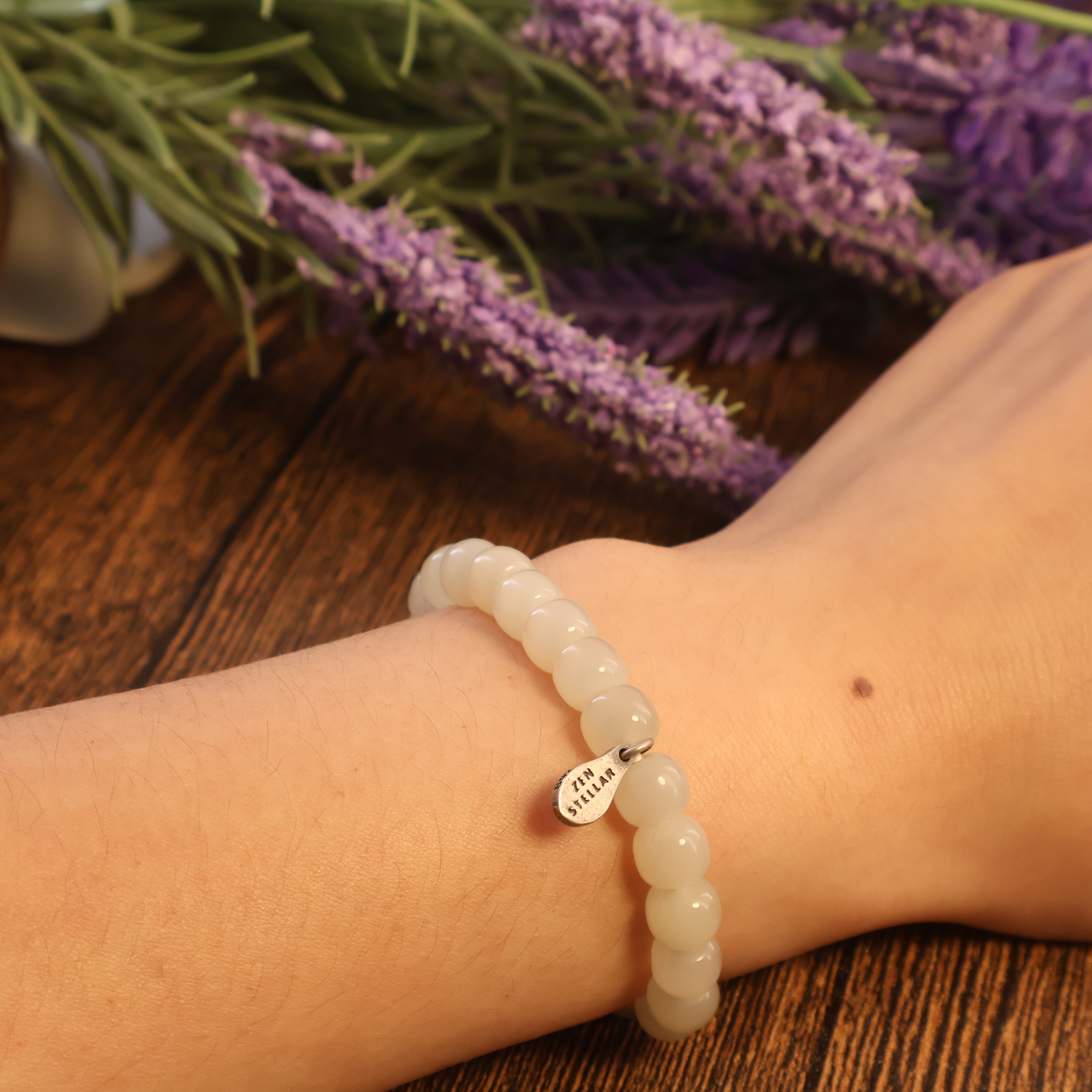 VIRGO - FLAWLESS WHITE HETIAN JADE BRACELET-2